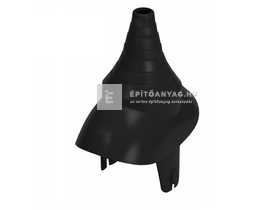 Terrán antennakivezető adapter DN110 fekete Terrán antennakivezető adapter DN110 fekete