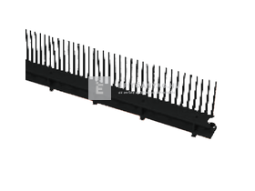 Terrán ereszszellőző elem fésűs fekete 1 m Terrán ereszszellőző elem fésűs fekete 1 m