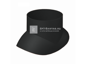 Terrán füstgázcső adapter DN125 fekete Terrán füstgázcső adapter DN125 fekete