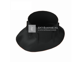 Terrán füstgázcső adapter 70/110 fekete Terrán füstgázcső adapter 70/110 fekete