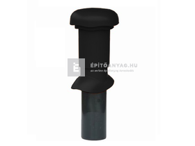 Terrán Helyiségszellőző adapter DN125 fekete Terrán Helyiségszellőző adapter DN125 fekete