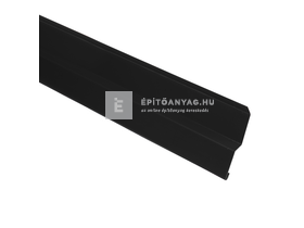 Terrán kéményszegély acél lemez, fekete 9x200 cm Terrán kéményszegély acél lemez, fekete 9x200 cm