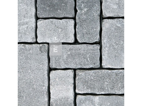 ABeton Via Casa Antik kombi térkő karbon-fehér 8 cm ABeton Via Casa Antik kombi térkő karbon-fehér 8 cm