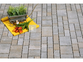 ABeton Via Casa kombi térkő okker-antracit 8 cm ABeton Via Casa kombi térkő okker-antracit 8 cm
