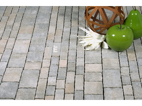 ABeton Via Casa Antik kombi térkő okker antracit 8 cm ABeton Via Casa Antik kombi térkő okker antracit 8 cm