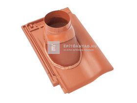 Bramac Rubin 9V füstgázkivezető cserép NA114, natúrvörös Bramac Rubin 9V füstgázkivezető cserép NA114, natúrvörös