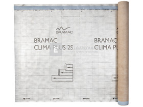 Bramac Clima Plus 2S páraáteresztő hőtükrös tetőfólia 170 g, 2 ragasztósávval, 75 m2 Bramac Clima Plus 2S páraáteresztő hőtükrös tetőfólia 170 g, 2 ragasztósávval, 75 m2