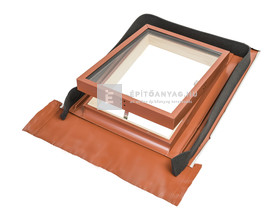 Bramac Luminex alu tetőkibúvó műanyag vörös 45x55 cm Bramac Luminex alu tetőkibúvó műanyag vörös 45x55 cm