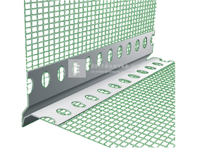 Cemix-LB-Knauf PVC Szemöldökprofil vizorral, látszó 2 m Cemix-LB-Knauf PVC Szemöldökprofil vizorral, látszó 2 m