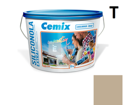 Cemix-LB-Knauf SiliconOla Extra Szilikon színezővakolat, kapart 1,5 mm 4937 brown 25 kg