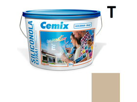 Cemix-LB-Knauf SiliconOla Extra Szilikon színezővakolat, kapart 1,5 mm 4949 brown 25 kg