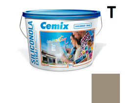Cemix-LB-Knauf SiliconOla Extra Szilikon színezővakolat, kapart 1,5 mm 4979 brown 25 kg