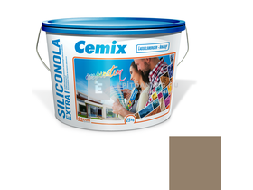 Cemix-LB-Knauf SiliconOla Extra Szilikon színezővakolat, kapart 1,5 mm 4987 brown 25 kg