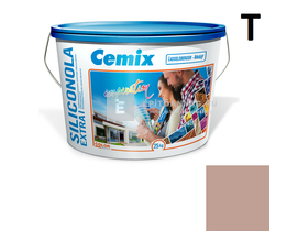 Cemix-LB-Knauf SiliconOla Extra Szilikon színezővakolat, kapart 1,5 mm 5127 rock 25 kg