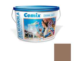 Cemix-LB-Knauf SiliconOla Extra Szilikon színezővakolat, dörzsölt 2 mm 4919 brown 25 kg