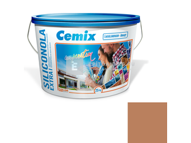 Cemix-LB-Knauf SiliconOla Extra Szilikon színezővakolat, dörzsölt 2 mm 4967 brown 25 kg