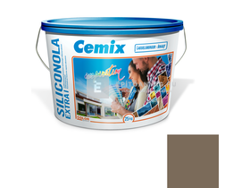 Cemix-LB-Knauf SiliconOla Extra Szilikon színezővakolat, dörzsölt 2 mm 4989 brown 25 kg