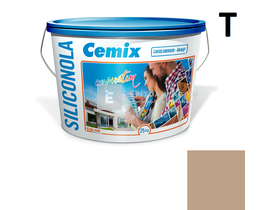 Cemix-LB-Knauf SiliconOla Szilikon színezővakolat, kapart 1,5 mm 4915 brown 25 kg