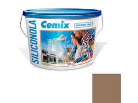 Cemix-LB-Knauf SiliconOla Szilikon színezővakolat, kapart 1,5 mm 4919 brown 25 kg