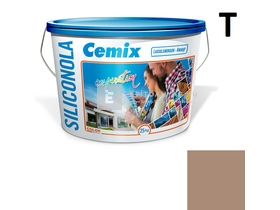 Cemix-LB-Knauf SiliconOla Szilikon színezővakolat, kapart 1,5 mm 4927 brown 25 kg