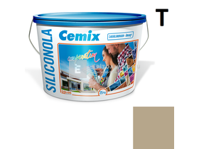 Cemix-LB-Knauf SiliconOla Szilikon színezővakolat, kapart 1,5 mm 4939 brown 25 kg
