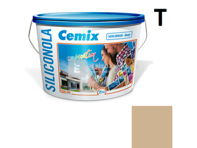 Cemix-LB-Knauf SiliconOla Szilikon színezővakolat, kapart 1,5 mm 4963 brown 25 kg