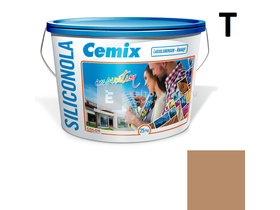 Cemix-LB-Knauf SiliconOla Szilikon színezővakolat, kapart 1,5 mm 4965 brown 25 kg