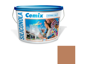 Cemix-LB-Knauf SiliconOla Szilikon színezővakolat, kapart 1,5 mm 4967 brown 25 kg