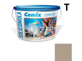 Cemix-LB-Knauf SiliconOla Szilikon színezővakolat, kapart 1,5 mm 4985 brown 25 kg