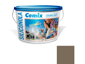 Cemix-LB-Knauf SiliconOla Szilikon színezővakolat, kapart 1,5 mm 4989 brown 25 kg