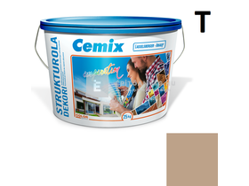 Cemix-LB-Knauf StrukturOla Dekor Diszperziós színezővakolat, kapart 1,5 mm 4915 brown 25 kg