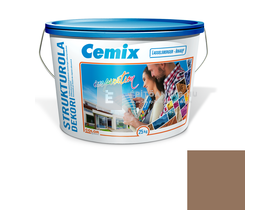 Cemix-LB-Knauf StrukturOla Dekor Diszperziós színezővakolat, kapart 1,5 mm 4919 brown 25 kg