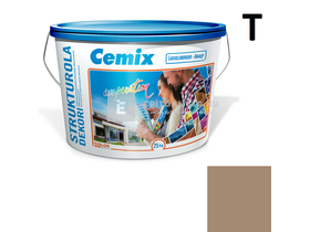 Cemix-LB-Knauf StrukturOla Dekor Diszperziós színezővakolat, kapart 1,5 mm 4929 brown 25 kg