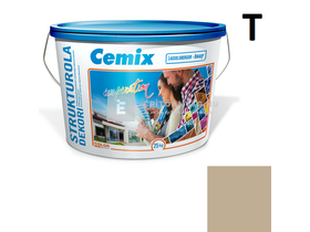 Cemix-LB-Knauf StrukturOla Dekor Diszperziós színezővakolat, kapart 1,5 mm 4937 brown 25 kg