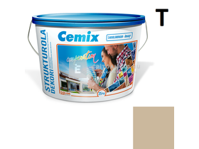 Cemix-LB-Knauf StrukturOla Dekor Diszperziós színezővakolat, kapart 1,5 mm 4949 brown 25 kg