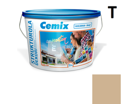 Cemix-LB-Knauf StrukturOla Dekor Diszperziós színezővakolat, kapart 1,5 mm 4963 brown 25 kg