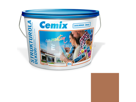 Cemix-LB-Knauf StrukturOla Dekor Diszperziós színezővakolat, kapart 1,5 mm 4969 brown 25 kg