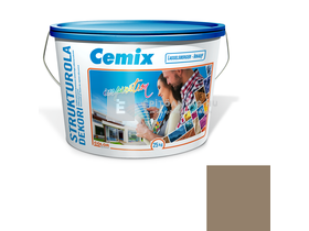 Cemix-LB-Knauf StrukturOla Dekor Diszperziós színezővakolat, kapart 1,5 mm 4987 brown 25 kg