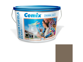 Cemix-LB-Knauf StrukturOla Dekor Diszperziós színezővakolat, kapart 1,5 mm 4989 brown 25 kg