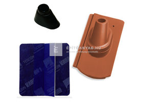 Tondach Kékes/Pilis ívesvágású antennakivezető szett Natur téglavörös Tondach Kékes/Pilis ívesvágású antennakivezető szett Natur téglavörös