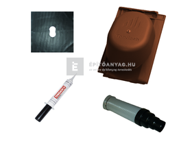 Tondach Bolero csatornaszellőző szett FusionProtect rézbarna Tondach Bolero csatornaszellőző szett FusionProtect rézbarna