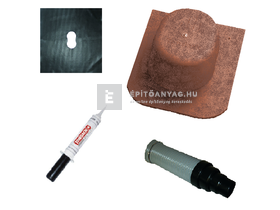 Tondach Hódfarkú csatornaszellőző szett FusionProtect antik Tondach Hódfarkú csatornaszellőző szett FusionProtect antik