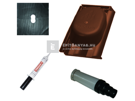 Tondach Twist csatornaszellőző szett FusionProtect rézbarna Tondach Twist csatornaszellőző szett FusionProtect rézbarna