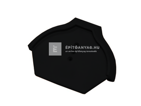 Tondach hornyolt gerinc kezdőelem Amadeus fekete Tondach hornyolt gerinc kezdőelem Amadeus fekete