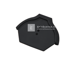 Tondach hornyolt gerinc kezdőelem FusionProtect antracitk Tondach hornyolt gerinc kezdőelem FusionProtect antracitk
