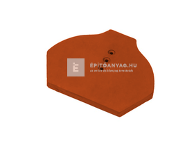 Tondach hornyolt gerinc lezáróelem FusionColor terrakotta Tondach hornyolt gerinc lezáróelem FusionColor terrakotta