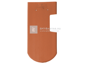 Tondach Hódfarkú ívesvágású szellőző alátétcserép bal kettősfedés Natur téglavörös Tondach Hódfarkú ívesvágású szellőző alátétcserép bal kettősfedés Natur téglavörös