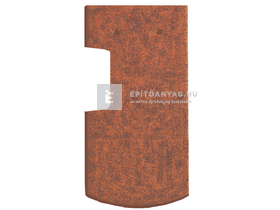 Tondach Hódfarkú szegmensvágású szellőző alátétcserép jobb kettősfedés FusionProtect antik Tondach Hódfarkú szegmensvágású szellőző alátétcserép jobb kettősfedés FusionProtect antik