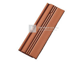 Tondach Kékes ívesvágású félcserép natur téglavörös egyenesvágású Tondach Kékes ívesvágású félcserép natur téglavörös egyenesvágású