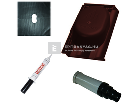 Tondach Twist csatornaszellőző szett Amadeus üvegmáz borvörös Tondach Twist csatornaszellőző szett Amadeus üvegmáz borvörös